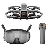 DJI Avata 2 Fly Smart Combo (ein Akku), FPV-Drohne mit Kamera 4K, Immersive Experience, One-Push-Akrobatik, Integrierter Propellerschutz, 155° FOV, Kameradrohne mit Goggles N3 und RC Motion 3