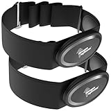 Newgen Medicals Pulsmessergurte: 2er Smarter Brustgurt mit Herzfrequenz-Sensor, ANT+ und Bluetooth (Herzfrequenz Messer, Herzfrequenzmesser-Brustbänder, Tracker)