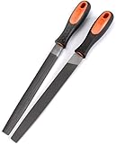 2 Pcs Feilensatz 8 Inch Flach Und Halbrund Aus Kohlenstoffstahl Für Metall Holz Kunststoff Profiwerkzeug