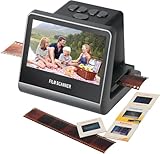 22MP Diascanner - Fotoscanner mit 5 'LCD Display, Negativscanner und Dia Scanner zum Digitalisieren Konvertiert 35mm, 135, 126 KPK, 110 Negative und Super 8-Film in Hochauflösende JPEG-Digitalfotos