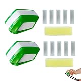 2 Stück Scheibenwischer Schneider Schärfermit Schwämme Reinigungstücher & 10 Ersatzklingen,Scheibenwischer Reparatur,Wischblattschneider,Scheibenwischer Nachschneider,Sschärfercheibenwischer Schneider