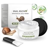 Schneckenschleim Creme, Snail Cream mit Schneckenschleim und Hyaluronsäure, Anti Age Gesichtscreme Face, Snail MucinTraffung und Aufhellung der Haut 100g