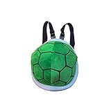 Plüsch Schildkröte Schildkrötenpanzer Turtle Rucksack Bag Kinder Kostüm (Grün)