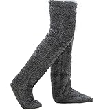 JCTRRJ Fuzzy Socks, Plüsch Socken, Teddy Socken, Lange Kuschelsocken, Kuschelsocken Lang, Flauschige Socken, Cozy Socks, Fluffy Socks, Teddy Socken Damen, Frauen Wintersocken, Kniestrümpfe Für