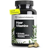 Haar Vitamine – 180 Kapseln – hochdosiert mit Keratin,...