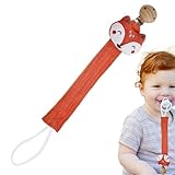 Lunaobrik Schnullerkette, Schnullerkette, Riemenclip für Beißringe | Tragbarer Brustgurt für Kleinkinder, für Schnuller, Beißring, Schluckauftuch