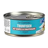 by Amazon Thunfischstücke mit Gemüse in Tomatensauce, 150g...