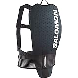 Salomon Flexcell Unisex Rückenschutz Ski Snowboarden MTN, Anpassbarer Schutz, Leicht und Einfach Anzupassen, Schwarz, XL