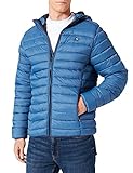 Blend 20712462 BHRomsey Hood Herren Steppjacke Übergangsjacke Jacke leicht gepaddete Jacke mit Kapuze Regular Fit, Größe:L, Farbe:Ensign Blue (194026)
