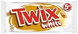 M&M'S Twix White Schokoriegel | Karamell, Keks, Weiße Schokolade | Schokoladen-Multipack | 5 Riegel (5 x 46 g)