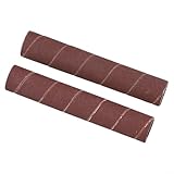 babominimer Schleiftrommelhülsen, 115 mm, Aluminiumoxid-Schleifpapier, Körnung 80/150/240, 2 Stück, passend für oszillierende Spindelschleifer für Holz, Metall, Kunststoff, Jade (2 Stück, Körnung 150)