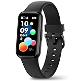 meoonley Fitnessuhr mit Schrittzähler Pulsmesser Schlafmonitor Fitness Tracker Smartwatch Armband IP68 Wasserdicht Pulsuhr Sportuhr kompatibel mit Android ios für Damen und Herren Kinder