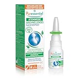 Puressentiel – Atemwege - Hypertonisches Nasenspray - Bio - Abschwellend bei Schnupfen, Rhinitis, Sinusitis, Nasopharyngitis - 15 ml