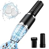 Tiazhan Handstaubsauger Akku,15000 PA/60W Tragbarer Leichter Mini Handstaubsauger Kabellos,USB Wiederaufladbar Staubsauger,Wasserdicht und Geräuscharm für Haus Auto,Teppich,Küche