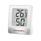 ThermoPro TP49 digitales Mini Thermo-Hygrometer Thermometer...