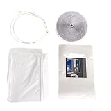 Tragbare Fensterdichtung für Klimaanlage, tragbares Belüftungsset für Klimaanlage, Ersatzzubehör und Isolierung für die Installation im Freien, Winter, Keller im Freien