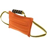 TOYANDONA Bisskissen für Hunde mit Robusten Griffen Bissfestes Trainingsspielzeug für Mittelgroße und Große Rassen Schützende Beißwurst für Effektives Hundetraining und Zahnschonendes Spiel