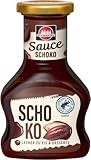 Schwartau Dessert Sauce Schokolade, zum Verfeinern von Desserts und Eis, 125ml