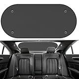 Auto Sonnenschutz Heckscheibe Faltbare Mesh UV Schutz Sonnenblende Universal Autofenster Sonnenschutz Kinder Heckscheibenblende mit 4 Saugnäpfen 100x50cm