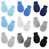YQQYG 9 Paar Baby Handschuhe, Fäustlinge Baby für 0-6 Monate, Handschuhe Baby-Superweiche Anti-Grab Babyhandschuhe Winter Fäustlinge für Jungen, Mädchen