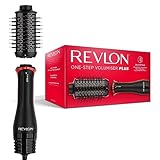 REVLON PROFESSIONAL One-Step Volumiser Plus (Abnehmbarer Kopf, Keramik-Titan-Platte, Gemischte Styling-Borsten mit Aktivkohle-Pins, Turmalin Ionic Technology), RVDR5298E