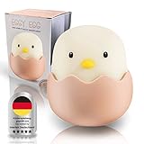 MegaLight LED Nachtlicht Kinder | Nachtlicht Baby ohne verschluckbare Kleinteile | Stilllicht dimmbar Touch | Nachtlampe USB Aufladung | Eggy Egg