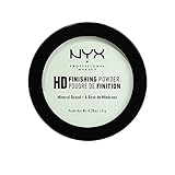 NYX Professional Makeup High Definition Finishing Powder, Gepresstes Puder, Perfektionierte Haut, Mattes Finish, Ölabsorbierend, Vegane Formel, Farbton: Mint Green