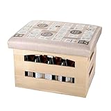 CULT at home Bierkasten Aufsatz Leiter - Bierkastensitz - Sitzauflage für Bierkiste Getränkekiste - Geschenk Weihnachten Wichtelgeschenk - Hocker für Balkon Camping 44 x 34 cm