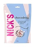 NICKS Chocodrink Heiße Schokolade ohne Zuckerzusatz, Hochwertige Kakao Trinkschokolade Keto, Vegan, Glutenfrei (35 Portionen | 250g)