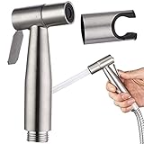 WC Hand Duschkopf Brause Edelstahl Handbrause WC Bidet mit Handbrause Schlauch Bidet ​Sprühgerät für Toiletten Bidet Toilettensprühgerät für Küche und WC Reinigung, für Persönliche Hygiene