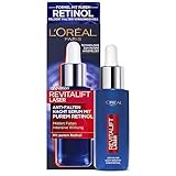 L'Oréal Paris Retinol Serum, Anti-Falten Nacht-Serum, Mit Vitamin A, pflegendem Öl & Hyaluronsäure, Revitalift Laser, 30 ml