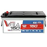 BIG AGM Solarbatterie 150Ah C100 12V Batterie Versorgung...