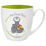 GRUSS & CO Anti-Stress-Tasse Motiv 'Dich' | Tasse mit Spruch, 45 cl, New Bone China | Geschenk lustig | 46267, 1 Stück (1er Pack)