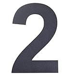 nanlyiau Edelstahl Hausnummer Hausnummer Anthrazit massivem...