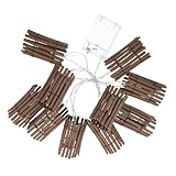 Ipetboom Bambusgeflecht Lichterkette LED Lampions mit Batteriefach Dekorative Runde Laternen für Innen Außen Vielseitige Pendelleuchten für Party Garten Balkon Wohnzimmer