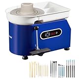 VEVOR Töpferscheibe Keramik Rad Maschine Max. 450 W,...