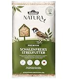 Dehner Natura Premium Wildvogelfutter, Streufutter schalenfrei, Ganzjahresfutter proteinreich / energiereich, hochwertiges Vogelfutter für Wildvögel, 10 kg