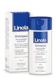 Linola Shampoo, 1 x 200 ml - Pflegeshampoo für trockene, empfindliche oder zu Neurodermitis neigende Kopfhaut - silikonfrei, ohne Farb-, Duft- und Konservierungsstoffe