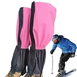 Wasserdichte Beingamaschen, Schlangenschutz, Schneeschutzstiefel, Schlangenschutz, für Herren, zum Wandern, Spazierengehen, rose, B