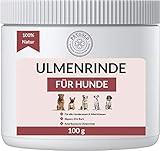 Petgold Ulmenrinde für Hunde 100g – 𝗨𝗹𝗺𝗲𝗻𝗿𝗶𝗻𝗱𝗲 Premium Slippery Elm Bark Pulver Ulmenrindenpulver Hund