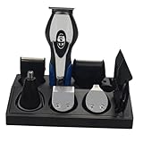 ULTECHNOVO USB Wiederaufladbares Multifunktionales Haarschneide set mit Präzisem Bart Nasenhaarschneider Rostfreiem Edelstahl Tragbar für Herren und Haustierpflege