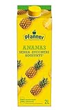Pfanner Ananas ohne Zuckerzusatz 50% (6 x 2 l) – Ananasgetränk ohne Zuckerzusatz – 50% Fruchtgehalt – Erfrischungsgetränk im Vorratspack
