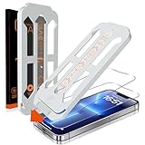 Tentoki für Panzerglas iPhone 13 Pro Max / 14 Plus Panzer Schutz Glas (6,7 ‘’), schutzfolie [Auto Dust-Elimination] [9H+Härte] [Anti- Kratzer] [Blasenfrei] 2 Stück