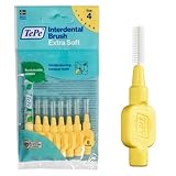 TePe Interdentalbürste, Extra Soft, Gelb, 0,7 mm/ISO 4, 8 Stk., Plaque-Entfernung, effiziente Reinigung der Zahnzwischenräume, für mittelgroße Lücken