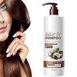 SADO Shampoo, Sado Kokosnussöl-Shampoo, Anti-Schuppen-Shampoo, Schuppen-Kokosnussöl-Shampoo, Schuppen-Flüssig-Reinigungs-Anti-Schuppen-Shampoo (1 Flasche,Shampoo)