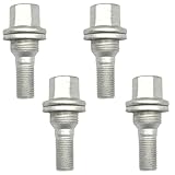 Radschrauben Kompatibel Mit Peugeot 206 308 3008 207 für CC SW 508, 4 Stück, 17 mm, Auto-Radmuttern, Schrauben, flache Basis, 540567, 940684, 9644576680
