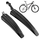 OUXI Fahrrad Schutzblech Set, Verstellbares Schutzblechset, Vorder- und Hinterradschutzbleche, Schnellverschluss, verbreitert und verdickt für Mountainbike, Citybike 20-26 Zoll Radschutzbleche