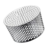 GANAZONO Edelstahl Dachrinnenablauf Schutzgitter Rostfreier Bodenablauffilter Für Hofablauf Garten Entwässerung Korrosionsbeständig Debris Schutz Einfach Einzusetzen