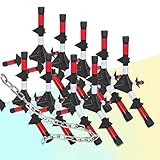 LYFHYSDSP Absperrpfosten, Pollerpfosten, Heller reflektierender Kegel, Sicherheitspoller, zum Parken auf der Straße(9pcs)
