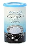 Lotao Maya Kiss Agavenzucker, Bio Pulver-Zucker (200g) - Agavensüße aus Agavensirup, getrocknet | natürliches Agave Sirup Süßungsmittel, nachhaltig hergestellt - für Getränke, Backen, Kochen